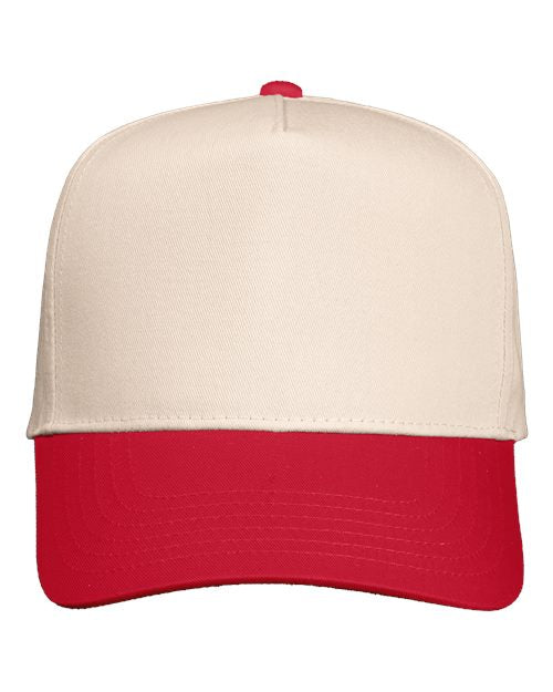 Valucap Five-Panel Twill Cap 8869