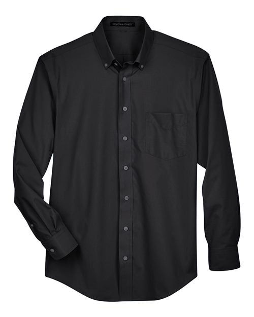 Devon & Jones Men's Crown Collection® Broadcloth Woven Dress Shirt D620