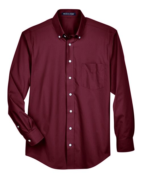 Devon & Jones Men's Crown Collection® Broadcloth Woven Dress Shirt D620