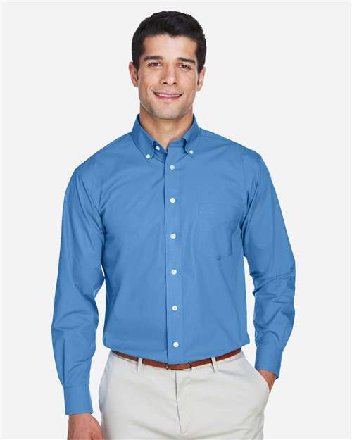 Devon & Jones Men's Crown Collection® Broadcloth Woven Dress Shirt D620