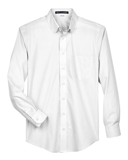 Devon & Jones Men's Crown Collection® Broadcloth Woven Dress Shirt D620