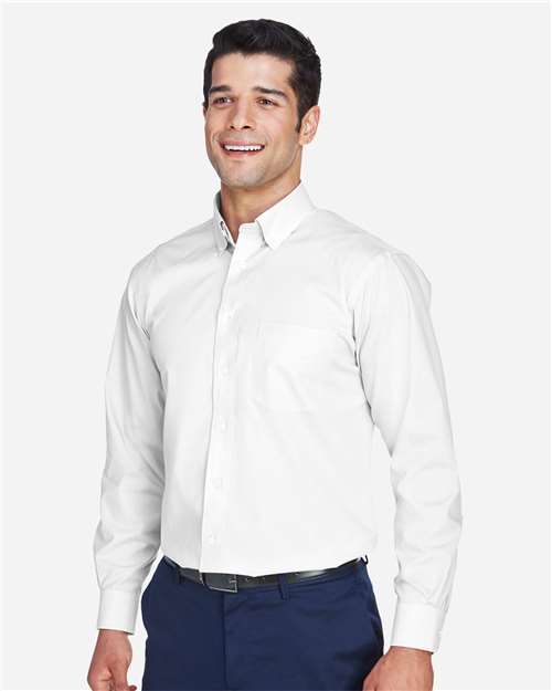 Devon & Jones Men's Crown Collection® Broadcloth Woven Dress Shirt D620