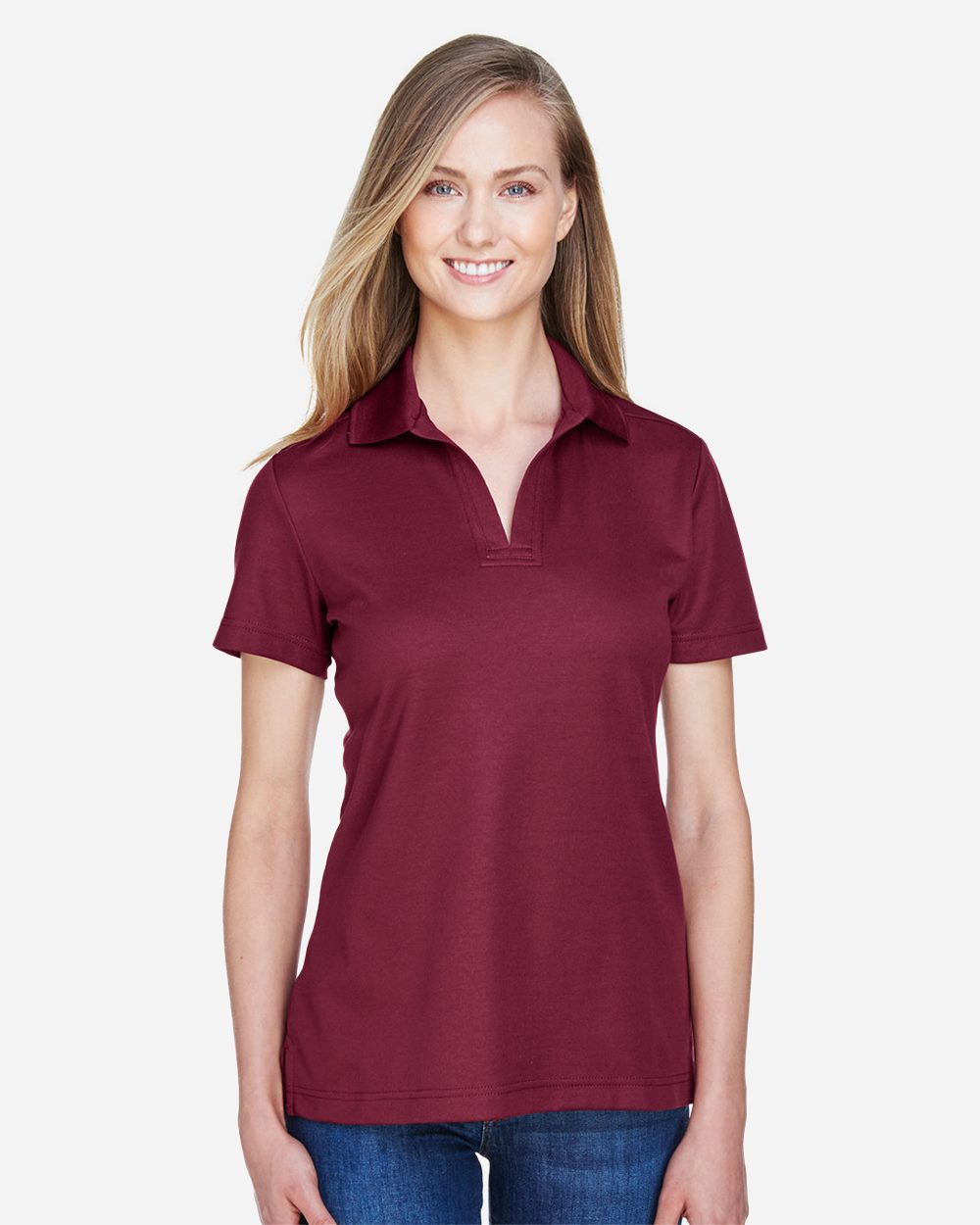Devon & Jones Women's CrownLux Performance® Plaited Polo DG20W