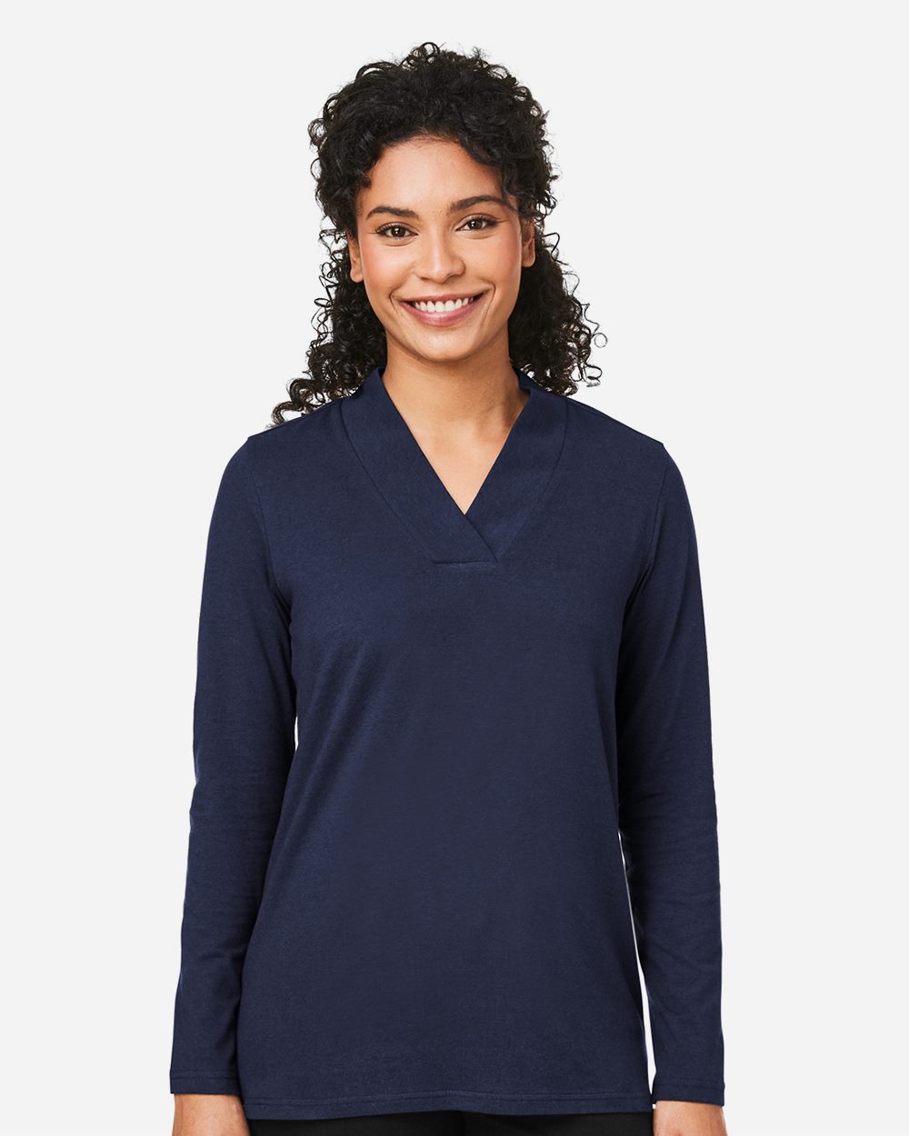 Devon & Jones Women's Raleigh Shawl Collar Knit Top DP121W