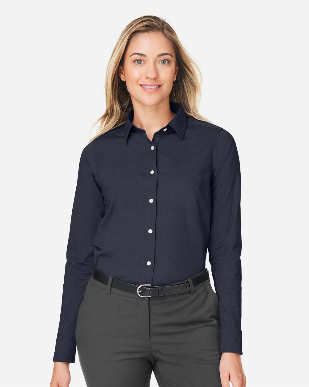 Devon & Jones Women's CrownLux Performance® Spencer Poplin Dress Shirt DG505W