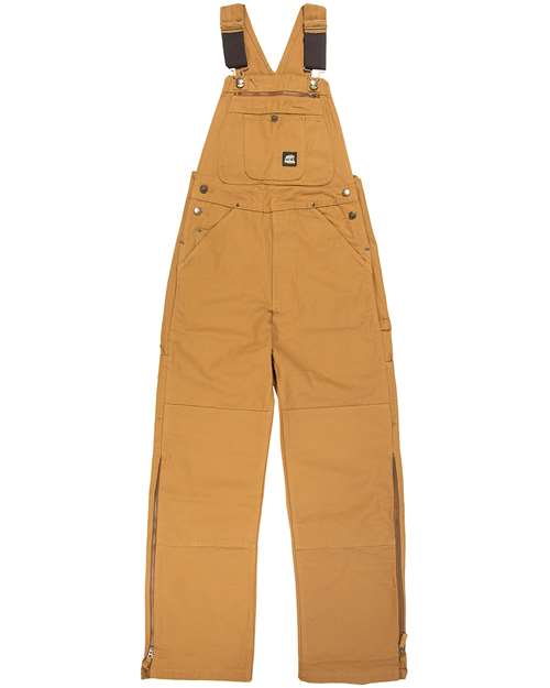 Berne Apparel Short-Length Slab Unlined Duck Bib Overall B1067S