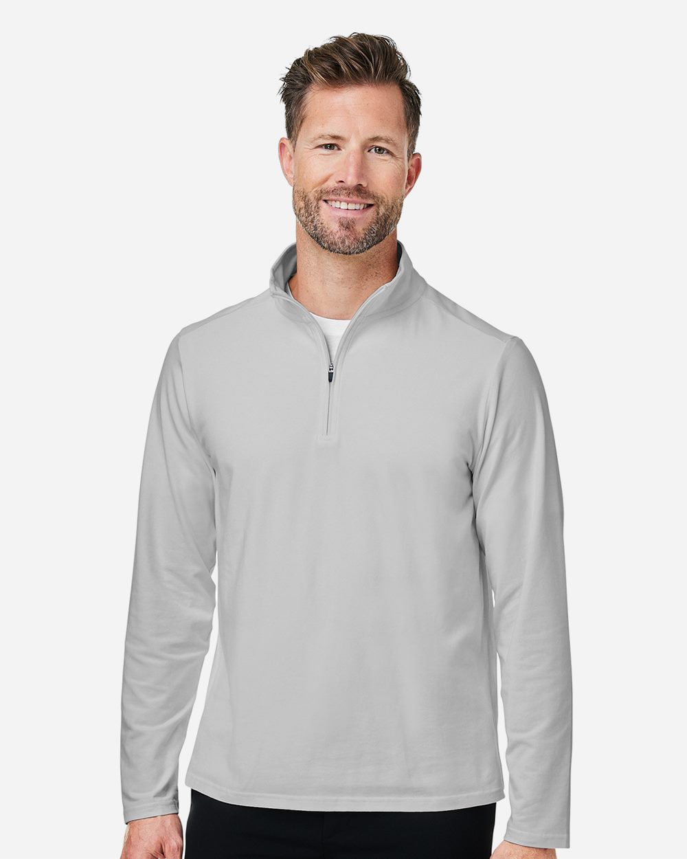 Devon & Jones Men's Raleigh Stretch Quarter-Zip Pullover DG425