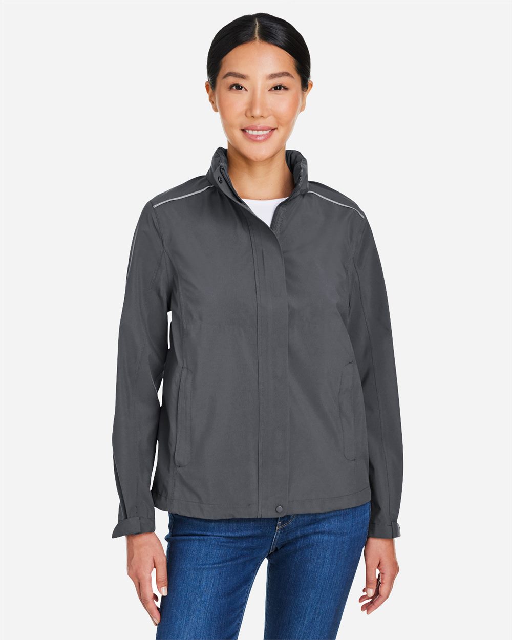 CORE365 Women's Barrier Packable Rain Jacket CE712W