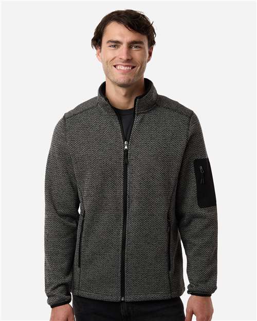 North End Men's Jasper Full-Zip Fleece Jacket NE730