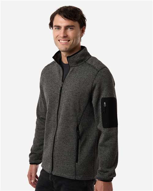 North End Men's Jasper Full-Zip Fleece Jacket NE730