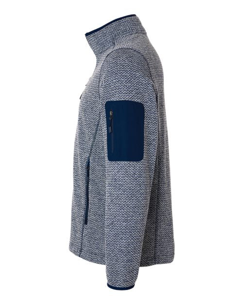 North End Men's Jasper Full-Zip Fleece Jacket NE730