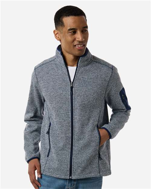 North End Men's Jasper Full-Zip Fleece Jacket NE730