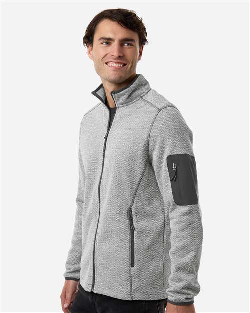 North End Men's Jasper Full-Zip Fleece Jacket NE730