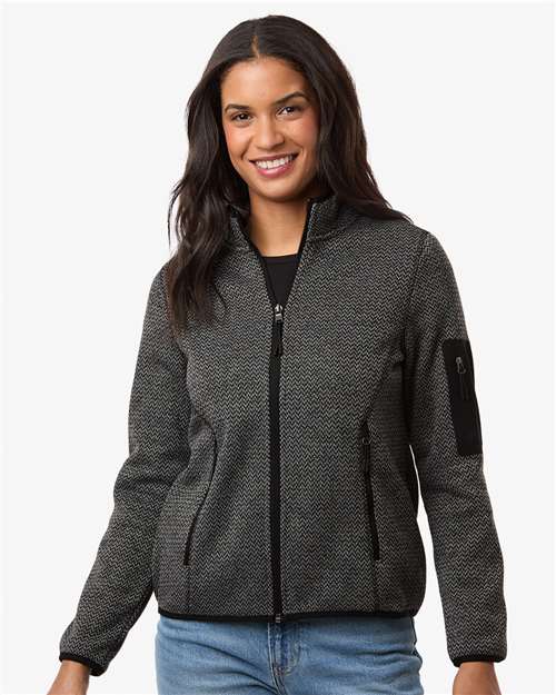 North End Women's Jasper Full-Zip Fleece Jacket NE730W