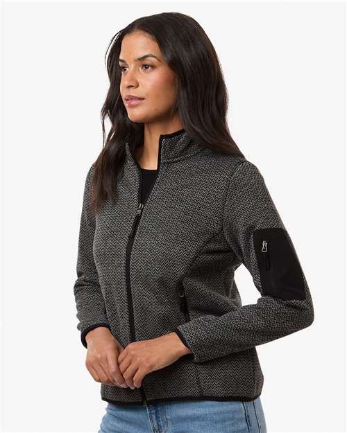 North End Women's Jasper Full-Zip Fleece Jacket NE730W