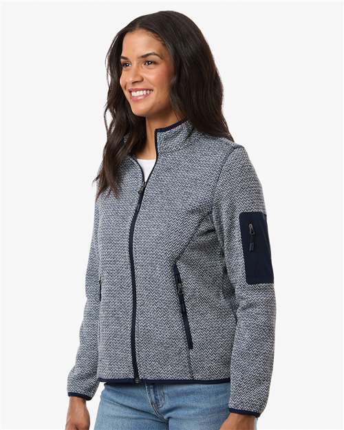 North End Women's Jasper Full-Zip Fleece Jacket NE730W