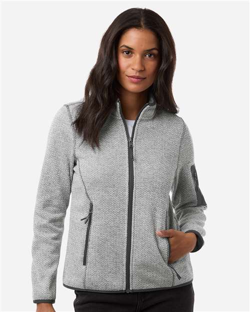 North End Women's Jasper Full-Zip Fleece Jacket NE730W