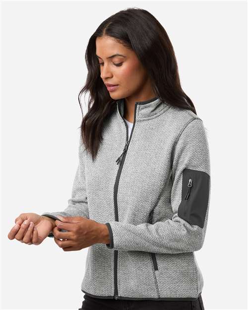 North End Women's Jasper Full-Zip Fleece Jacket NE730W