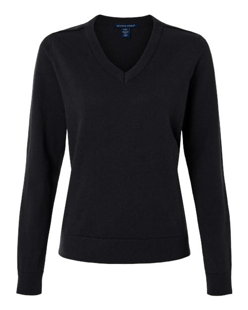 Devon & Jones Women's New Classics V-Neck Sweater DG445W