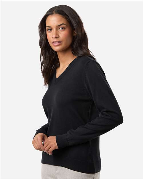 Devon & Jones Women's New Classics V-Neck Sweater DG445W