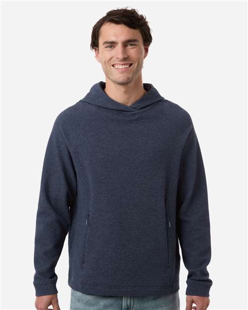 North End Men's Spirit Textured Hooded Pullover NE729