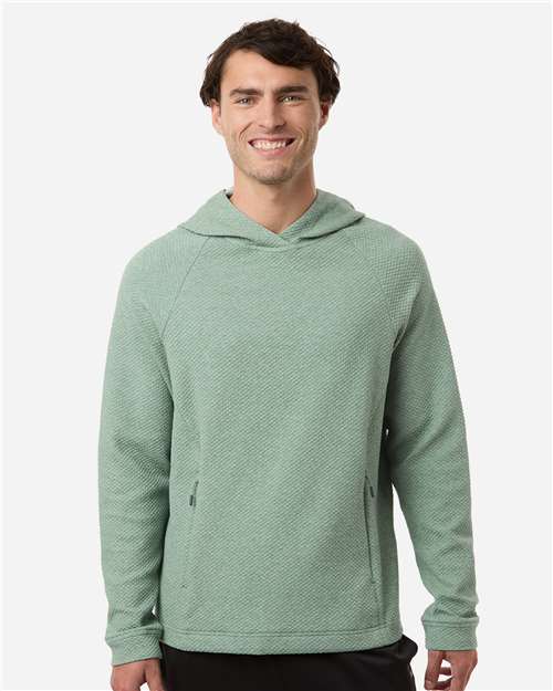 North End Men's Spirit Textured Hooded Pullover NE729
