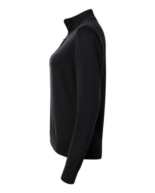 Devon & Jones Women's New Classics Quarter-Zip Sweater DG446W