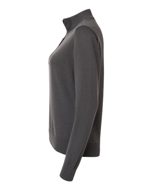 Devon & Jones Women's New Classics Quarter-Zip Sweater DG446W