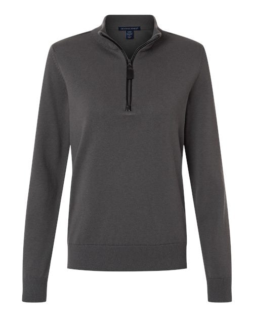 Devon & Jones Women's New Classics Quarter-Zip Sweater DG446W
