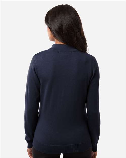 Devon & Jones Women's New Classics Quarter-Zip Sweater DG446W