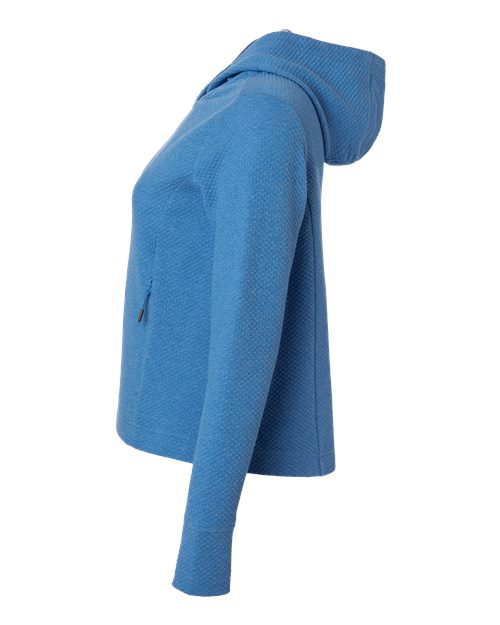 North End Women's Spirit Textured Hooded Pullover NE729W