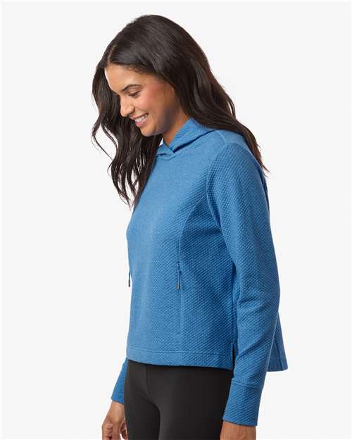North End Women's Spirit Textured Hooded Pullover NE729W