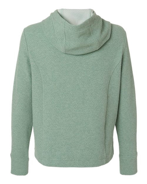 North End Women's Spirit Textured Hooded Pullover NE729W
