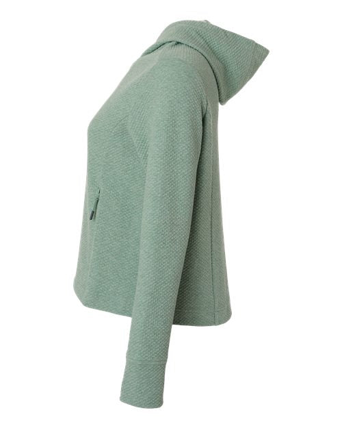 North End Women's Spirit Textured Hooded Pullover NE729W
