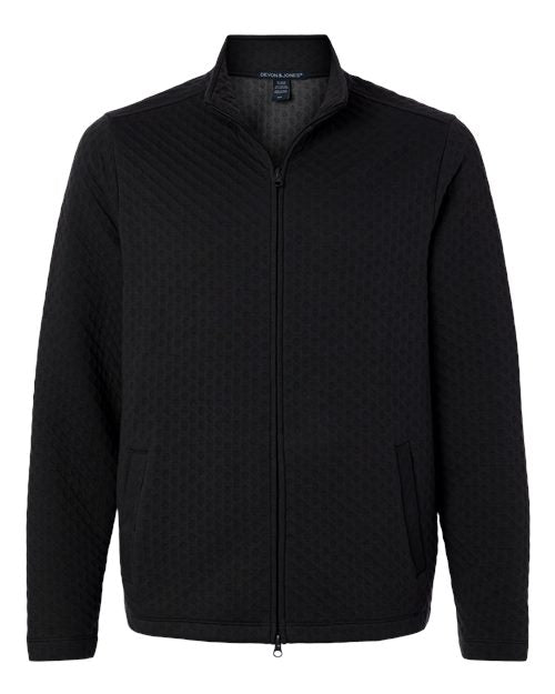 Devon & Jones Men's Berkeley Textured Full-Zip Jacket DG740