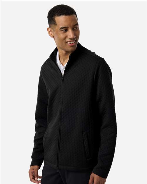 Devon & Jones Men's Berkeley Textured Full-Zip Jacket DG740
