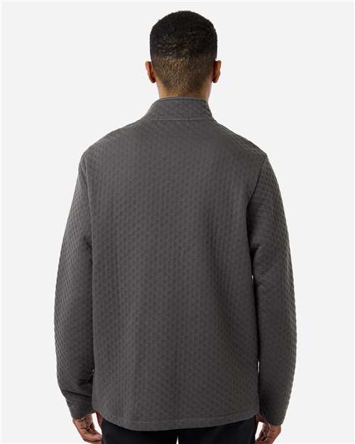 Devon & Jones Men's Berkeley Textured Full-Zip Jacket DG740