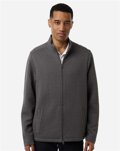 Devon & Jones Men's Berkeley Textured Full-Zip Jacket DG740