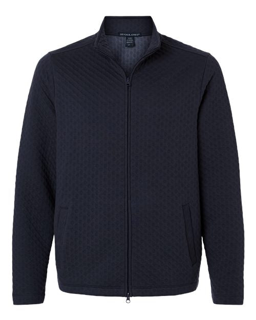 Devon & Jones Men's Berkeley Textured Full-Zip Jacket DG740