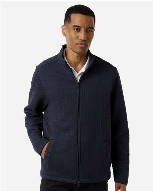 Devon & Jones Men's Berkeley Textured Full-Zip Jacket DG740
