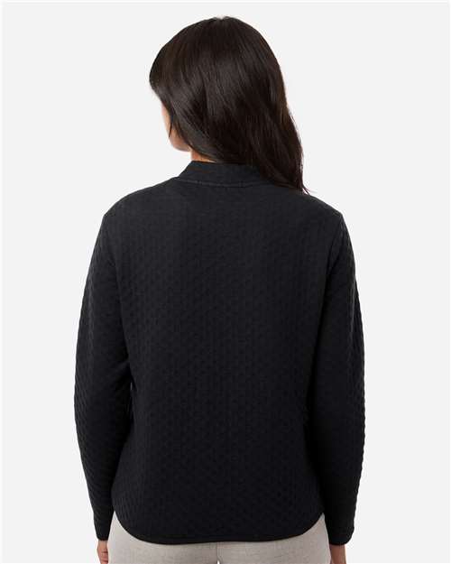 Devon & Jones Women's Berkeley Textured Full-Zip Jacket DG740W