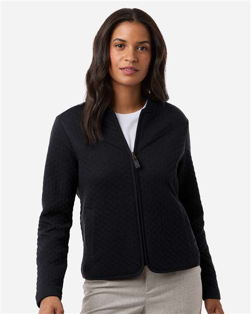 Devon & Jones Women's Berkeley Textured Full-Zip Jacket DG740W