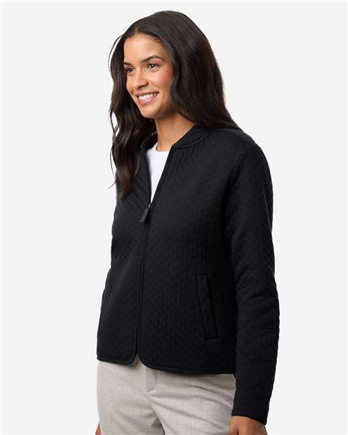 Devon & Jones Women's Berkeley Textured Full-Zip Jacket DG740W
