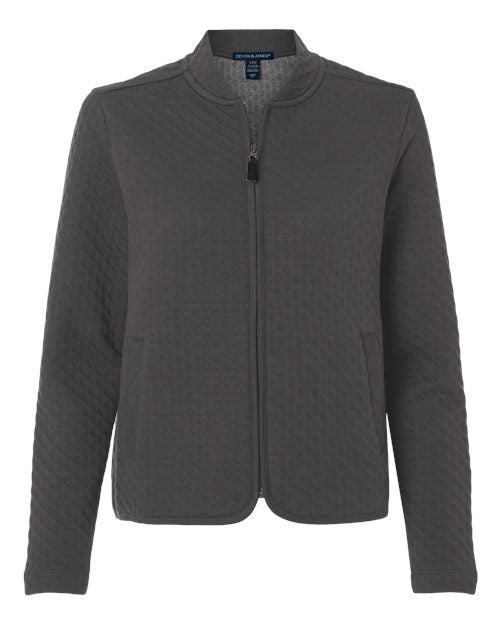 Devon & Jones Women's Berkeley Textured Full-Zip Jacket DG740W