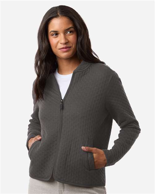 Devon & Jones Women's Berkeley Textured Full-Zip Jacket DG740W