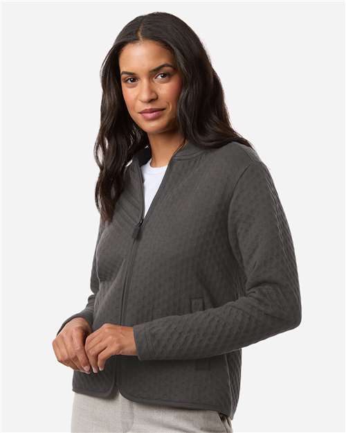 Devon & Jones Women's Berkeley Textured Full-Zip Jacket DG740W