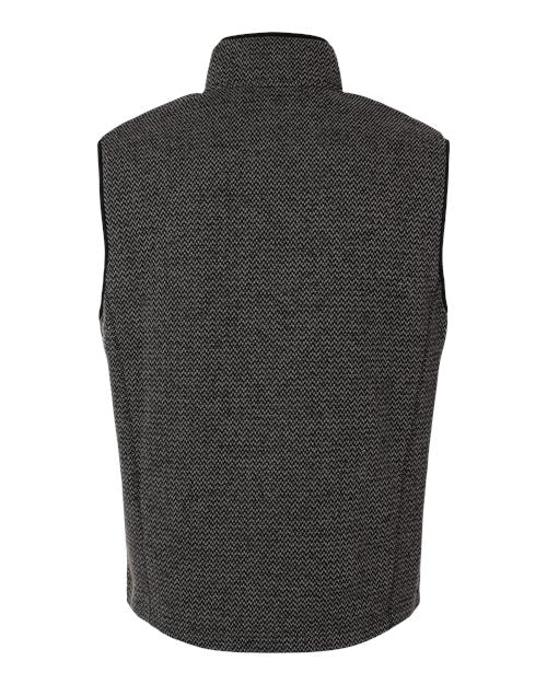 North End Men's Jasper Jacquard Fleece Vest NE731