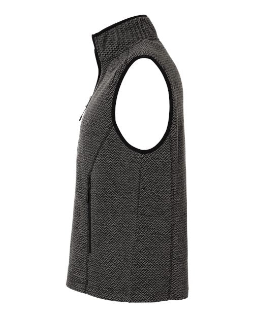 North End Men's Jasper Jacquard Fleece Vest NE731