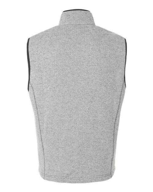 North End Men's Jasper Jacquard Fleece Vest NE731