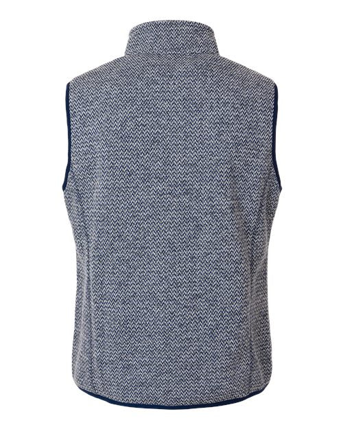 North End Women's Jasper Jacquard Fleece Vest NE731W